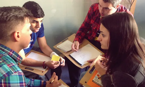 Grup de joves participants de Making More Health 2014
