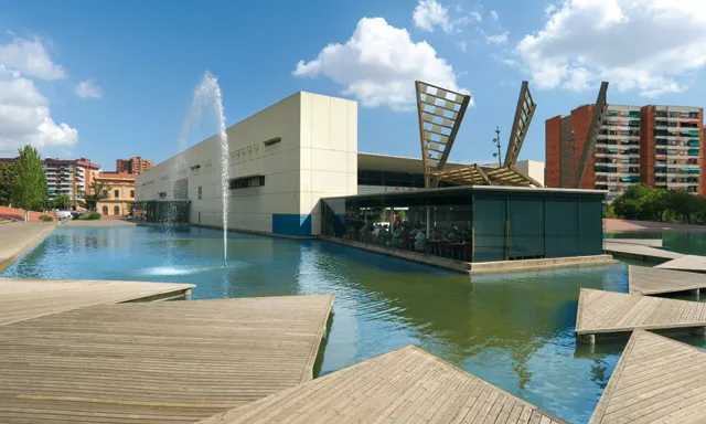 Imatge de l'edifici que allotja el Parc Tecnològic Barcelona Nord