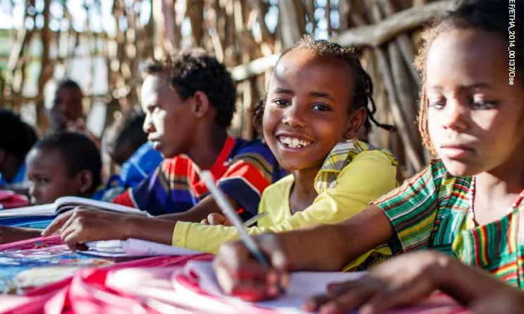 Una de les imatges de l'informe d'UNICEF