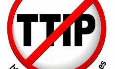Imatge de la campanya No al TTIP