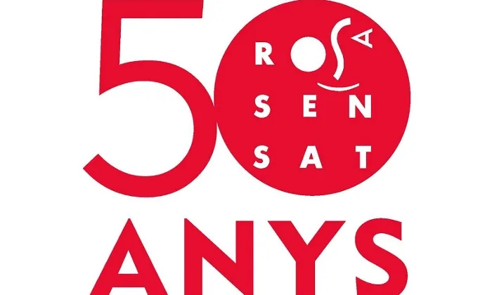 Logotip dels 50 anys de Rosa Sensat