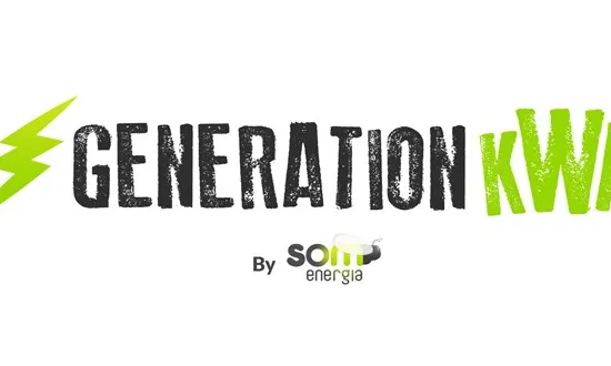 Logotip de Generation kWh, projecte impulsat per Som Energia