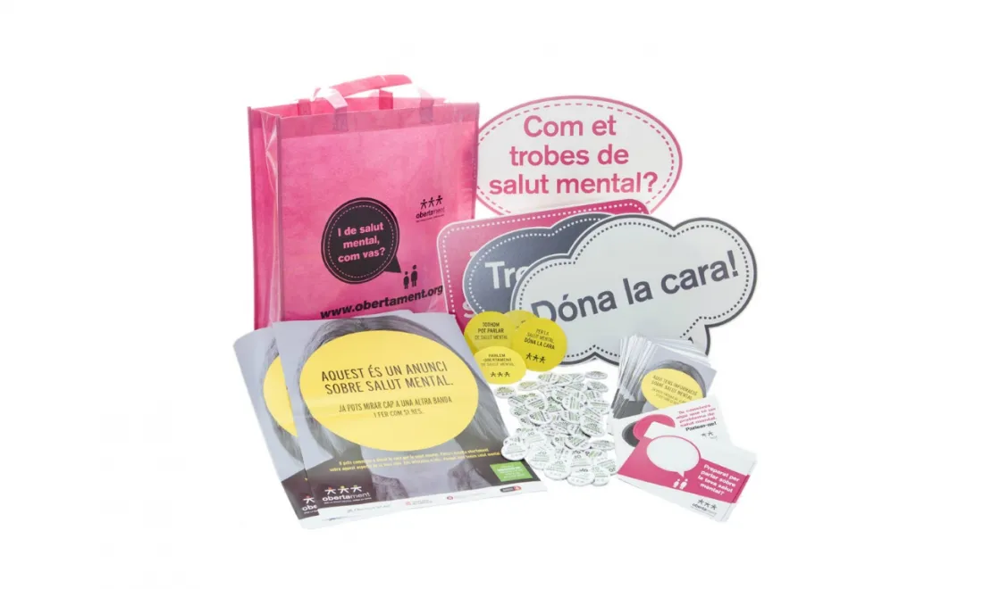 Material que Obertament fa arribar a totes les entitats que es vulguin unir a la campanya #Dónalacara