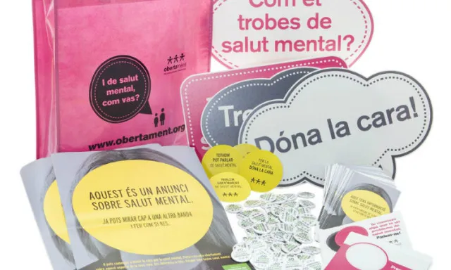 Material que Obertament fa arribar a totes les entitats que es vulguin unir a la campanya #Dónalacara