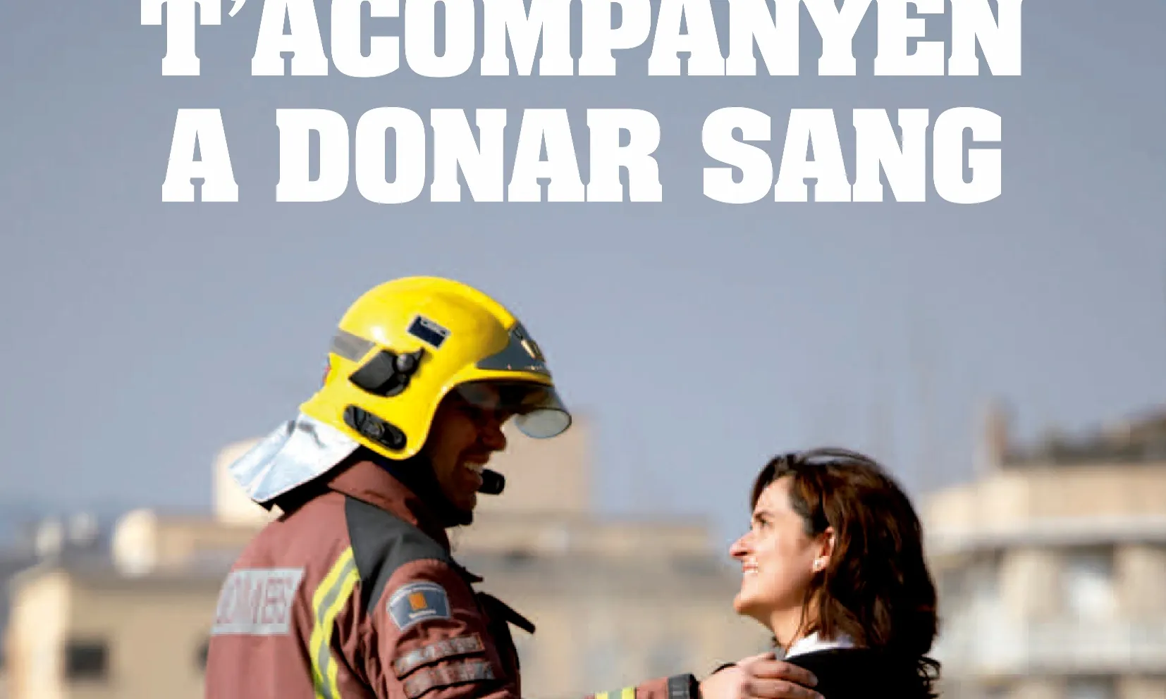 Els bombers t'acompanyen a donar sang