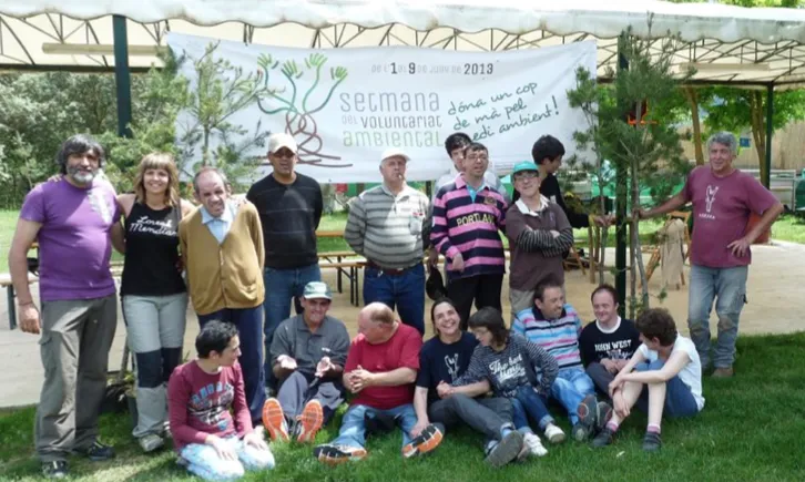  Un grup de voluntaris a l'edició de la setmana del 2014 (imatge: XVAC.cat)
