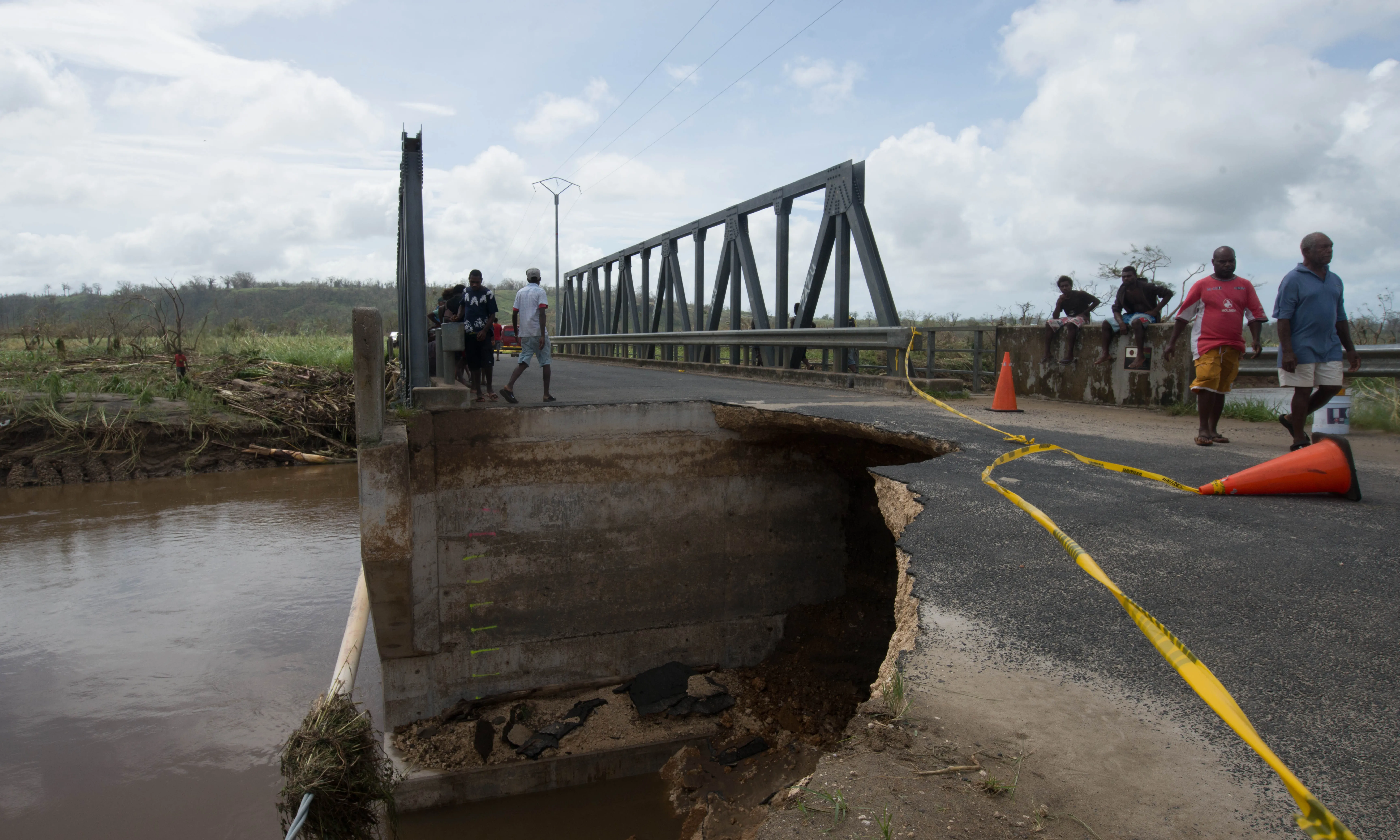 Carreteres incomunicades Font: UNICEF Pacific/ Humans for Vanuatu