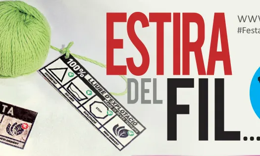 Cartell de la XVI Festa del Comerç Just i la Banca Ètica