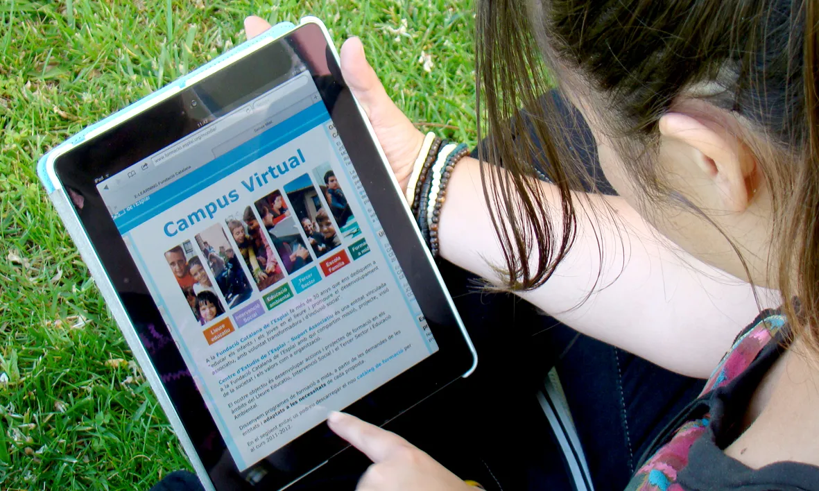 Imatge campus virtual. Font: web Suport Associatiu