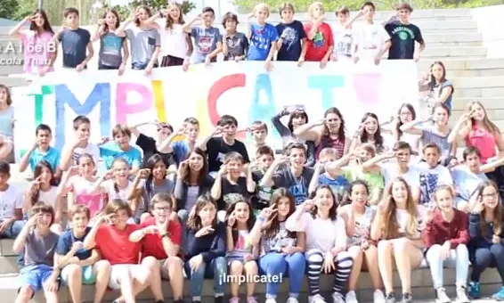La classe de la Laia. Fotograma del vídeo de la campanya de crowdfunding