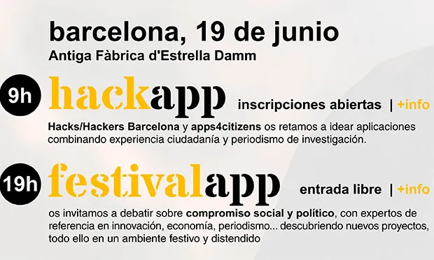 Difusió de la hackapp i festivalapp