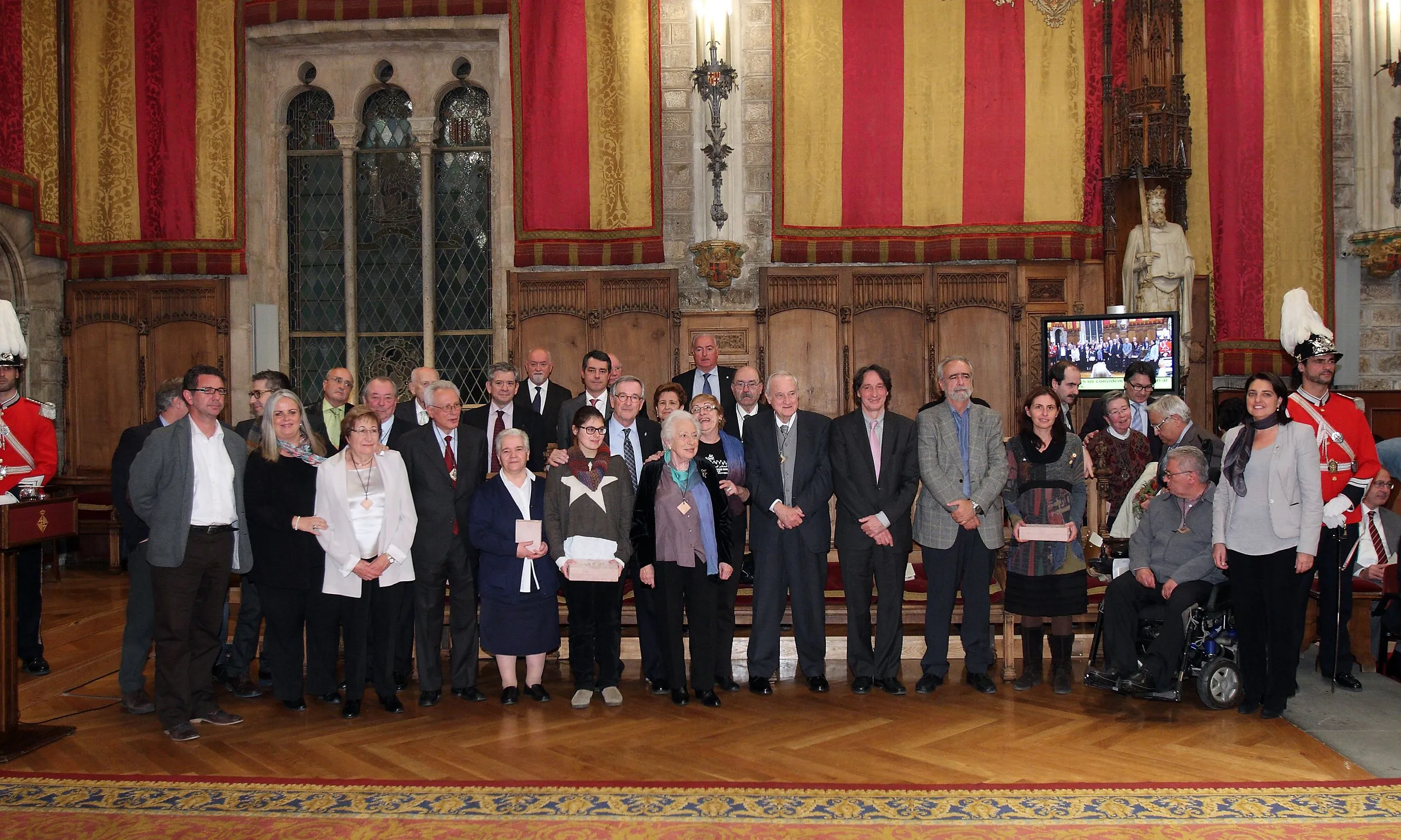 Entrega de les Medalles d'Honor del 2013 (Font: Ajuntament de Barcelona)
