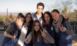 Grup d'estudiants voluntaris i voluntàries de la UdG (Font: Oficina de Cooperació per al Desenvolupament de la UdG)