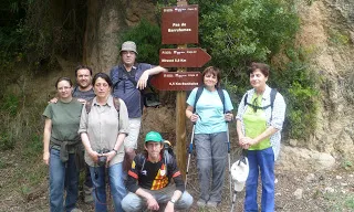 Sortida del Centre d'Estudis del Gaià.