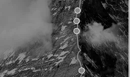 La pàgina web us mostra a quin moment de l'ascensió us trobeu