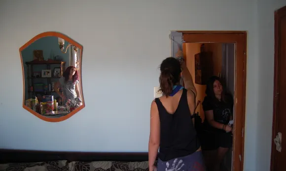 Joves escoltes fent tasques de rehabilitació a l'edició del 2014 del projecte La Murga. Foto: FCEG