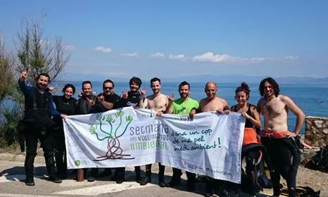 Voluntaris submarinistes van realitzar un cens de fauna, d'opistobranquis, amb GROC a L'Escala (imatge: opistibranquis.org)