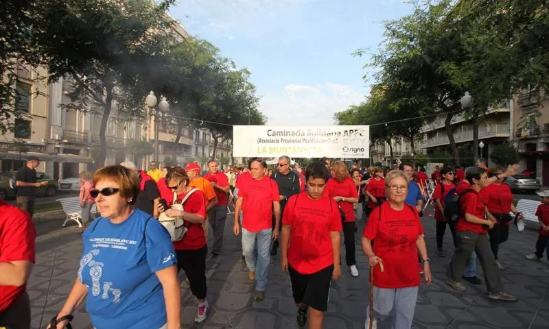 Imatge d'una edició anterior de la Caminada.   Font: APPC Tarragona