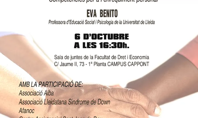 La V Jornada de voluntariat social tindrà lloc el dia 6 d'octubre a Lleida.