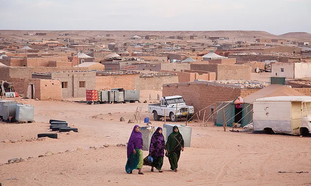 Campament de refugiats al Sàhara. Font: RNW.org, Flickr