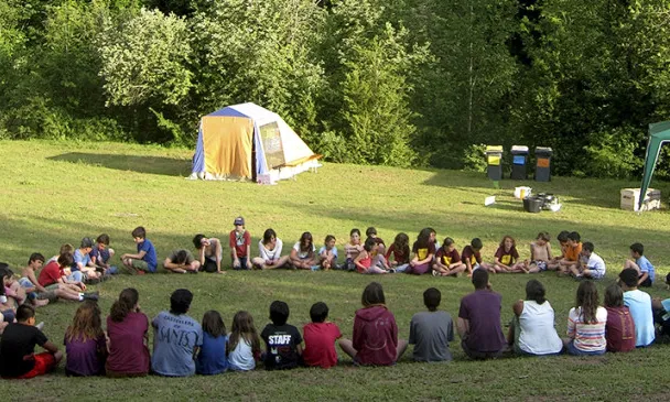 Campaments a la muntanya d'un argupament
