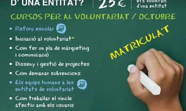 Formació de tardor per a voluntaris