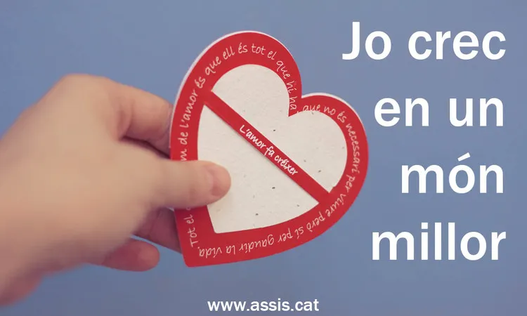 Targetes solidàries. Font: web Centre d'Acollida Assís 