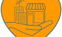 Logotip de la Xarxa d'entitats amigues del comerç de barri