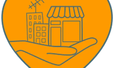 Logotip de la Xarxa d'entitats amigues del comerç de barri 