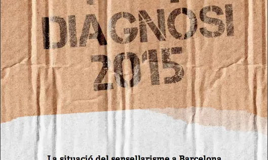Caràtula del Diagnosi 2015 (Font: Xarxa d'Atenció a Persones Sense Llar)