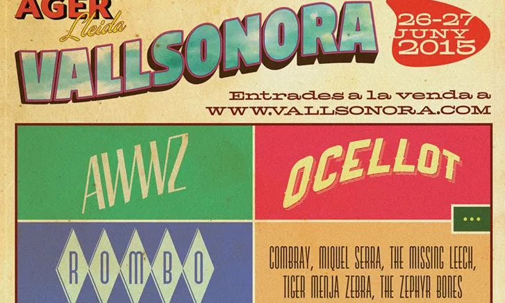 Cartell del festival Vallsonora 2015.