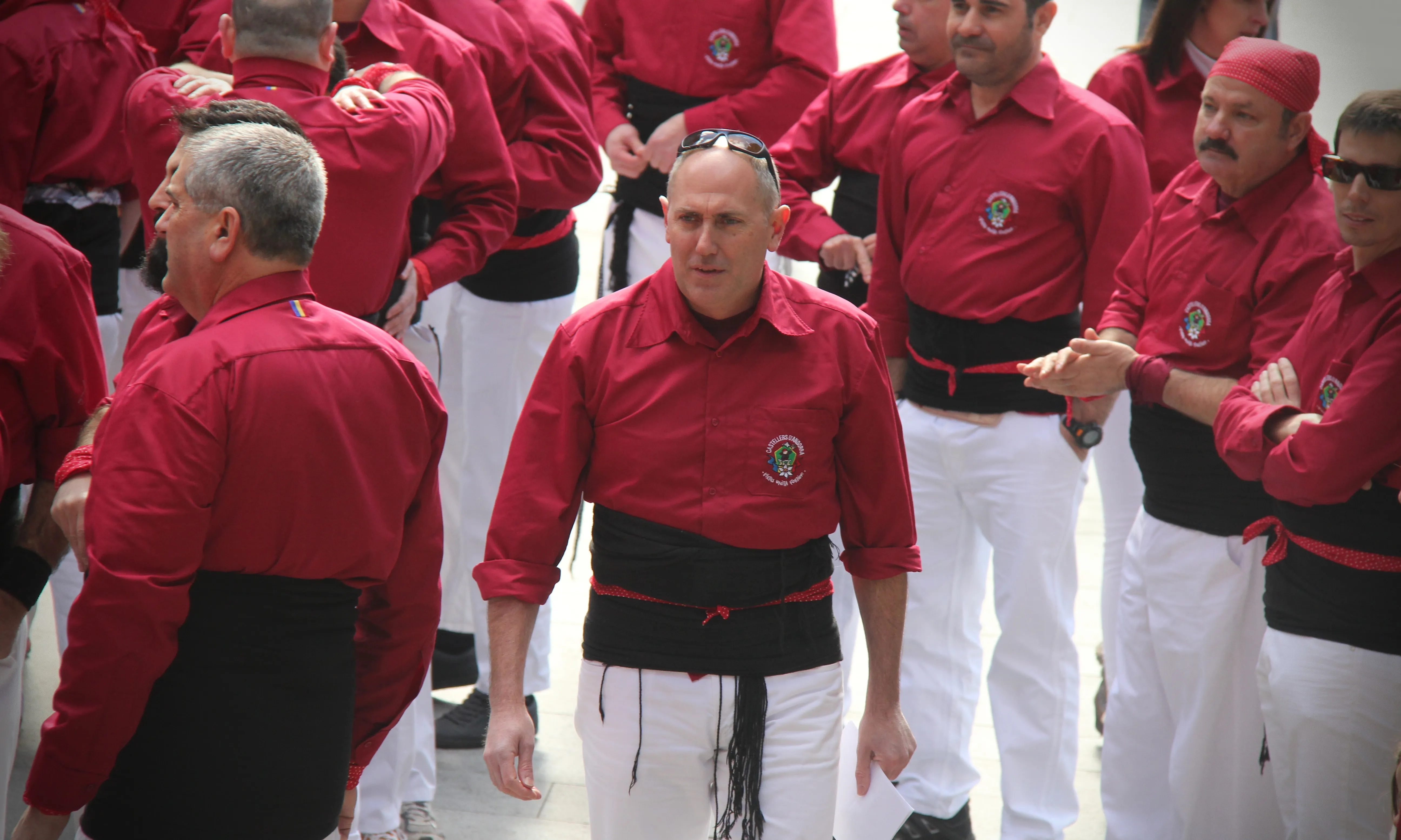 Juli Peña és el president dels Castellers d'Andorra.