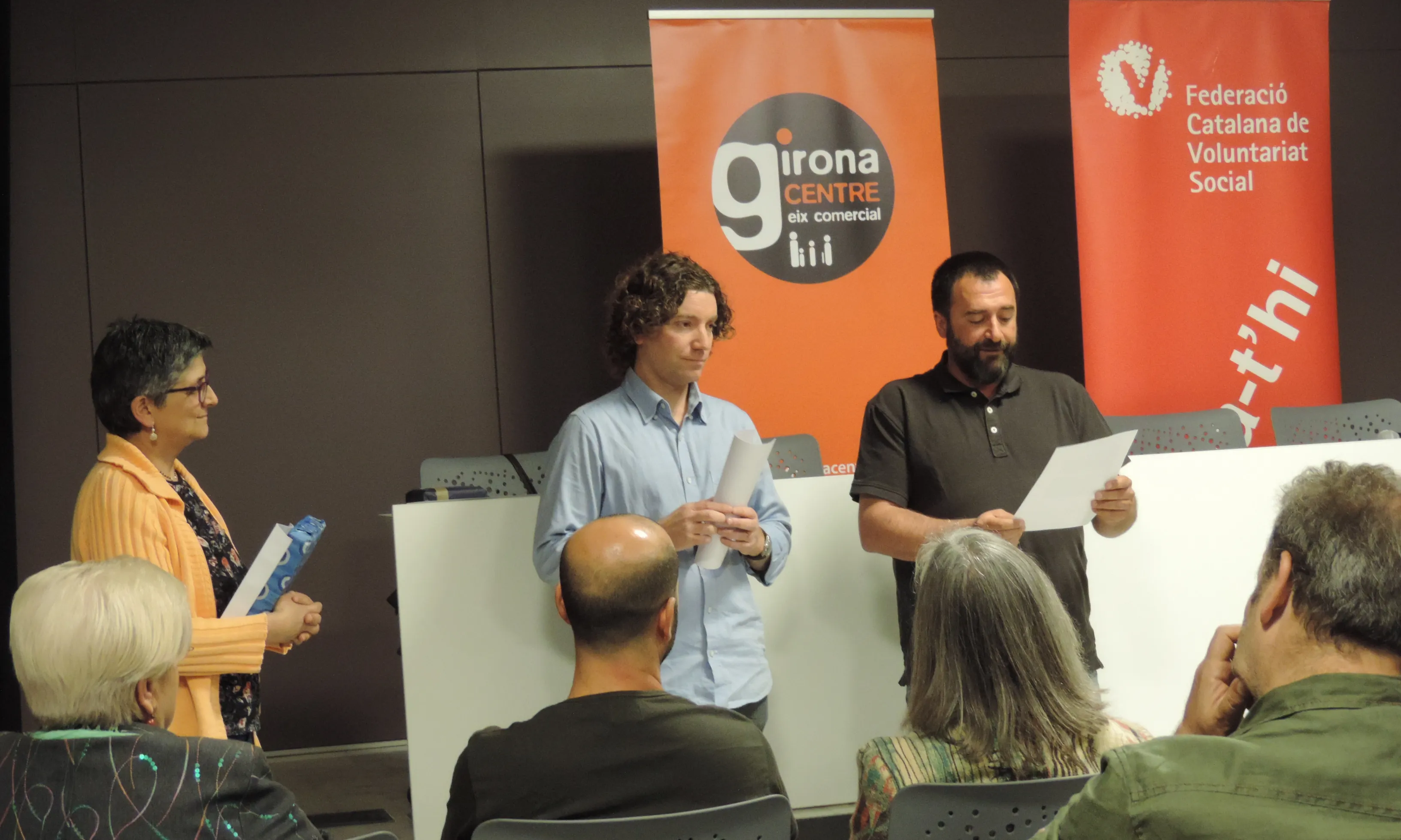 Entrega de premis del Concurs de Relats de Voluntariat Social 2015