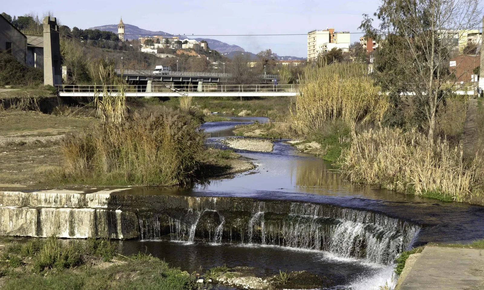 Rodalia de Sabadell, riu Ripoll (imatge:xtec.cat)