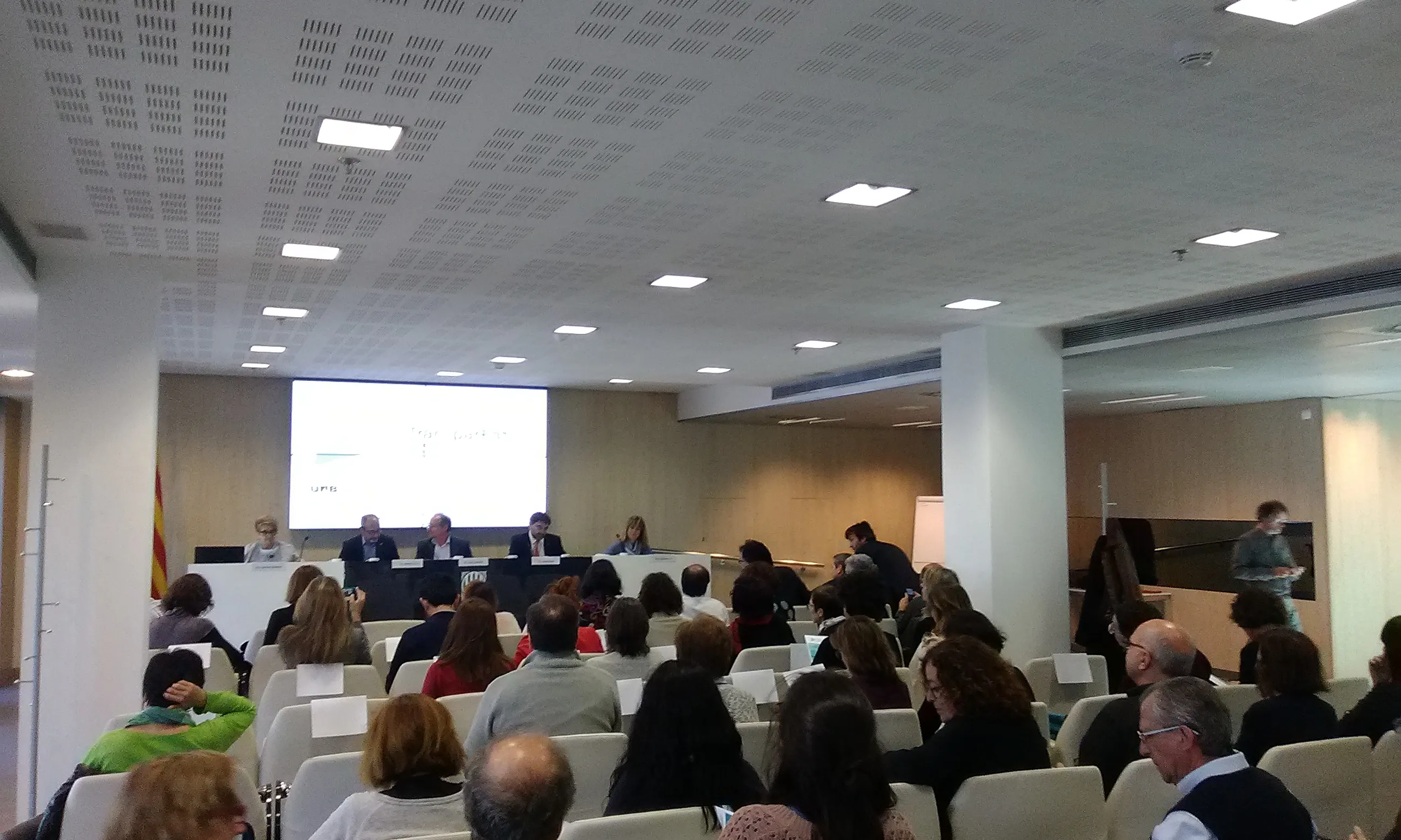 Acte de presentació de la plataforma el dijous 7 d'abril (Font: FAS)