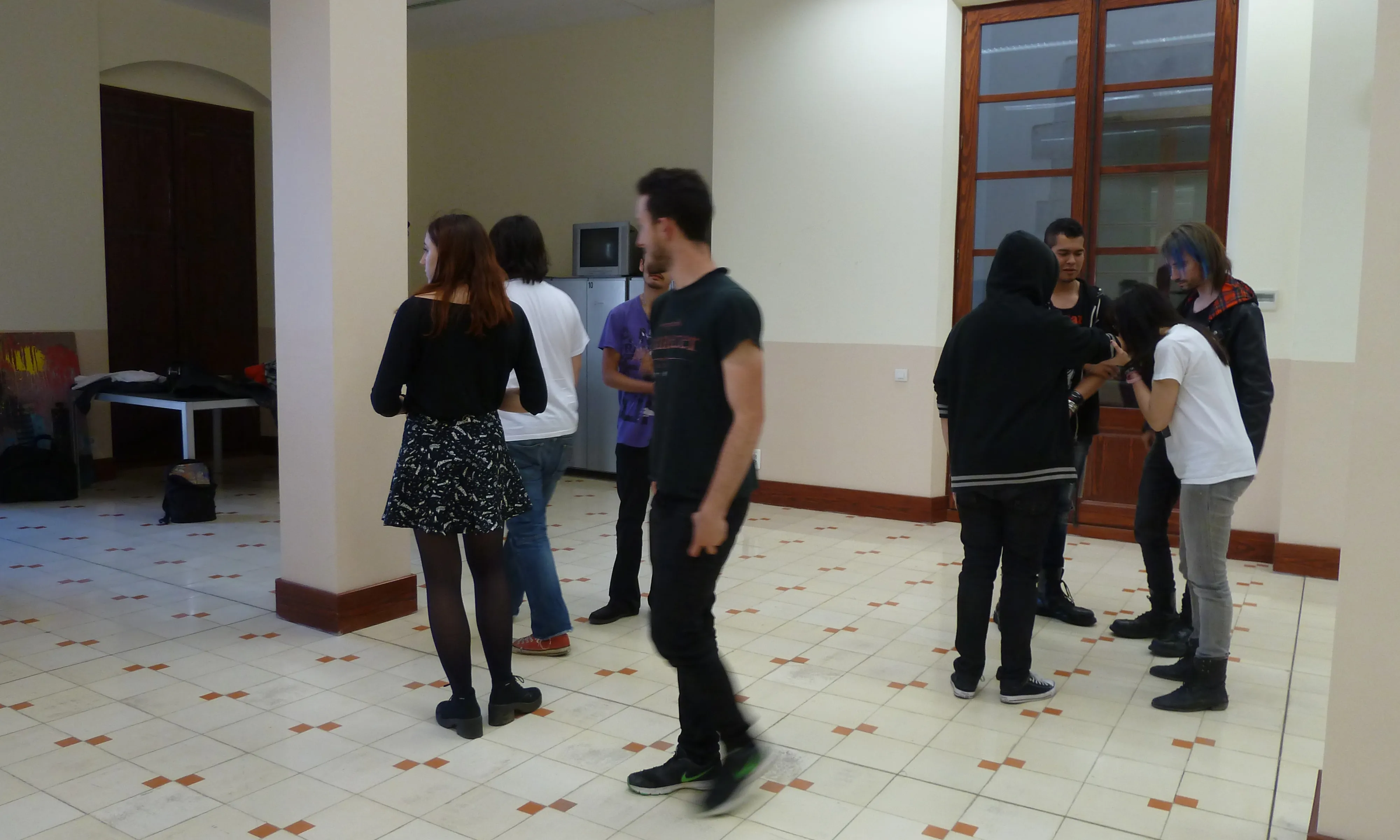 Moments previs a començar l'assaig (Font: Elena Albouy)