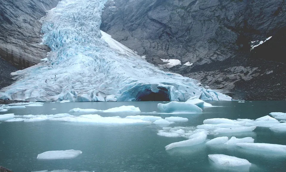 Desglaç provocat pel canvi climàtic. Font: Pixabay