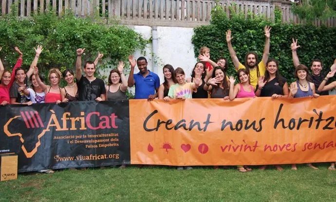 Membres de l'associació Africat (Font: facebook.com(