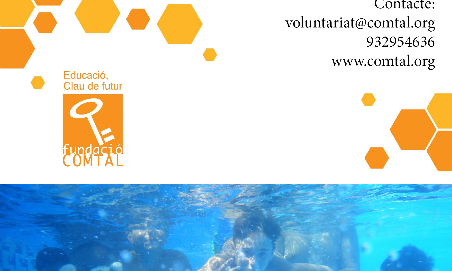 Full informatiu sobre el voluntariat al casal d'estiu. Font: Fundació Comtal