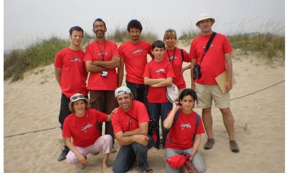 Grup de voluntariat ambiental en un cens de fauna (imatge: gepec.cat)