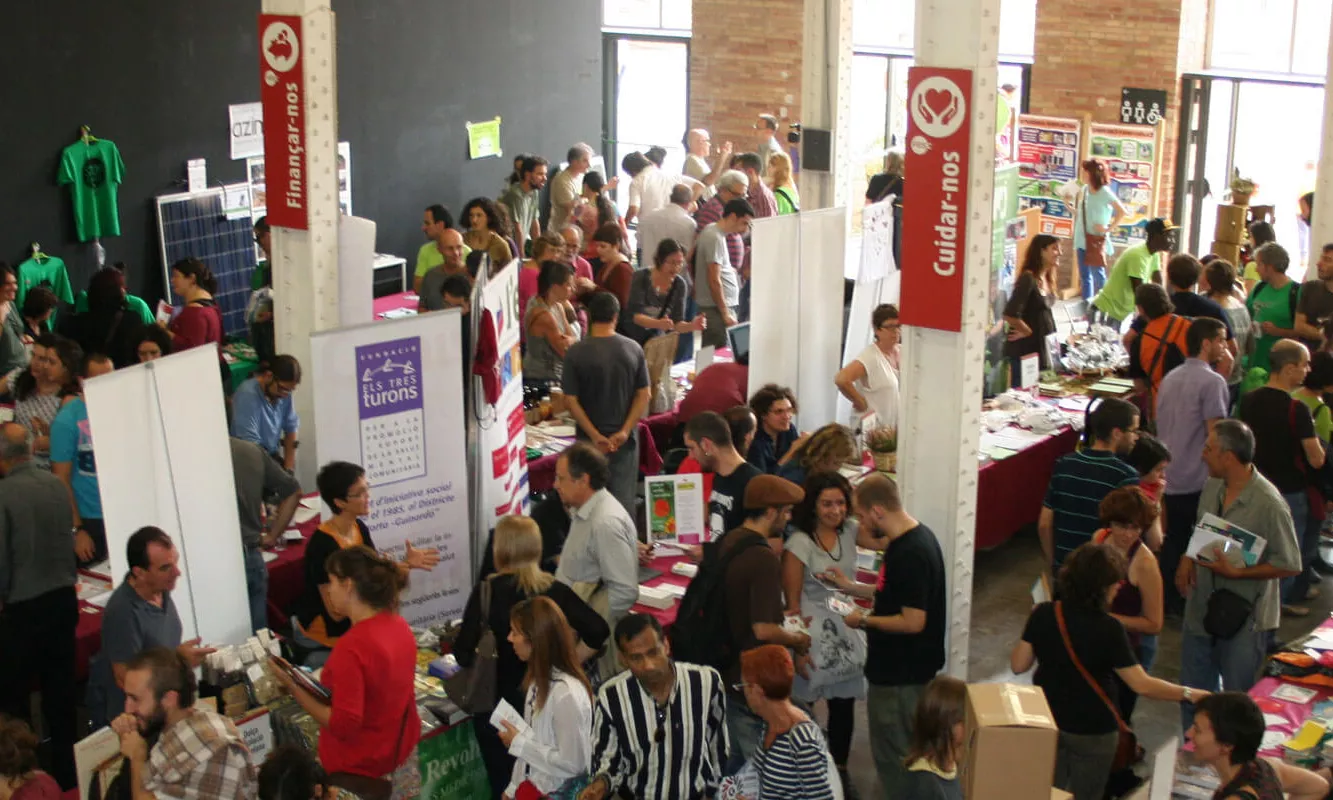 Fira d'economia social i solidària. Font: http://pamapam.org/