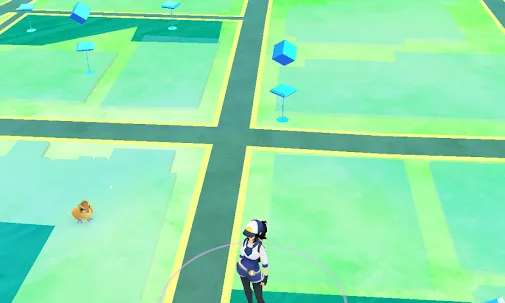 En el mapa podreu trobar "Pokeparades" que són llocs físics que han registrat els usuaris i usuàries. 
