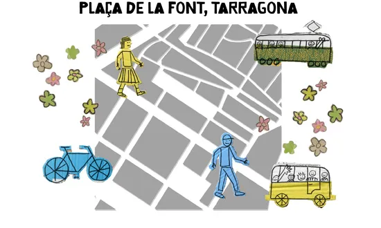 Cartell de la Cursa de Transports de Tarragona (imatge:transportpublic.org)