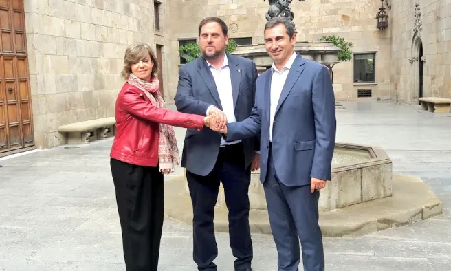 Signatura del conveni entre la Taula del Tercer Sector i la Generalitat. Font: Generalitat de Catalunya