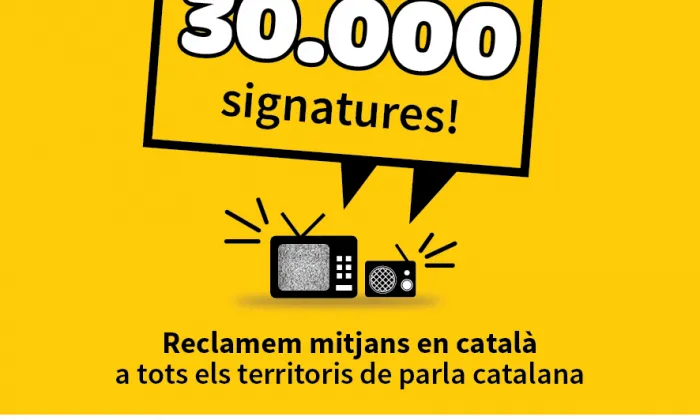 Imatge de la campanya / Foto: Plataforma per la Llengua 