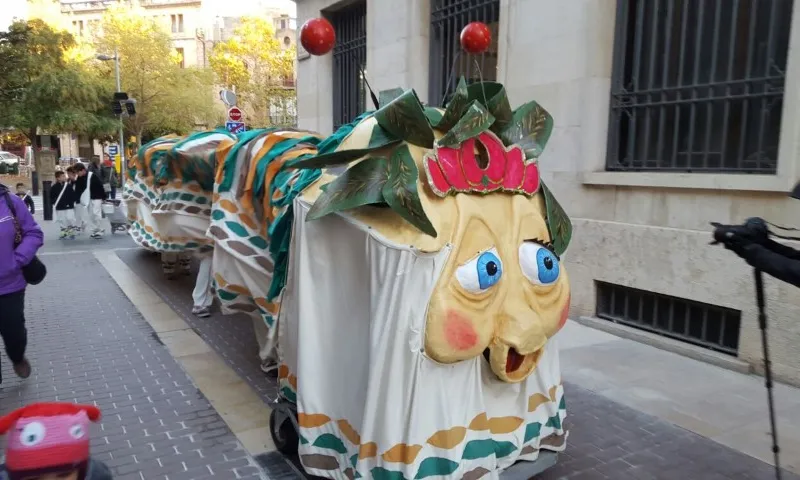 Serà la festa de cloenda de la temporada d’actuacions del Bestiari Festiu català (font: Festivitas Bastiarum, 2015)