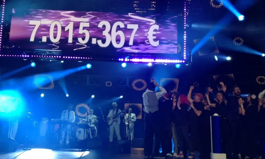 Marcador de la darrera edició de la Marató de TV3.