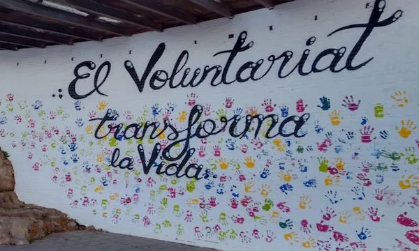 Mural realitzat per la FCVS amb motiu del TAST Social (Font: FCVS)