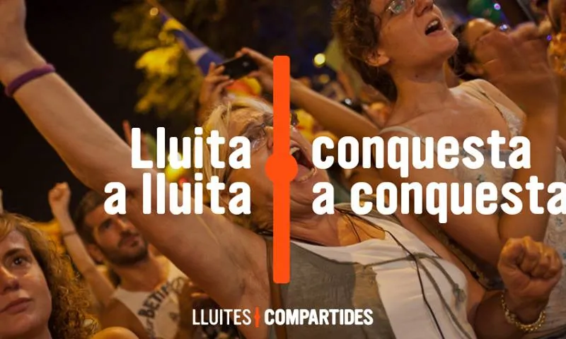 Luita a lluita, conquesta conquesta / Foto: Òmnium Cultural