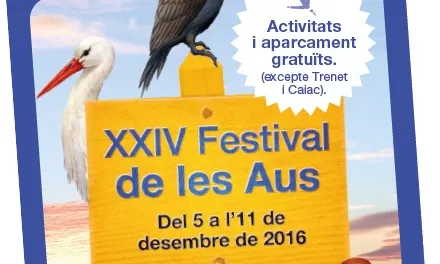 Del 5 a l'11 de desembre se celebra el Festival de les Aus al  Parc Naturals dels Aiguamolls de l'Emporda (imatge: Parc Natural Aiguamolls Empordà)